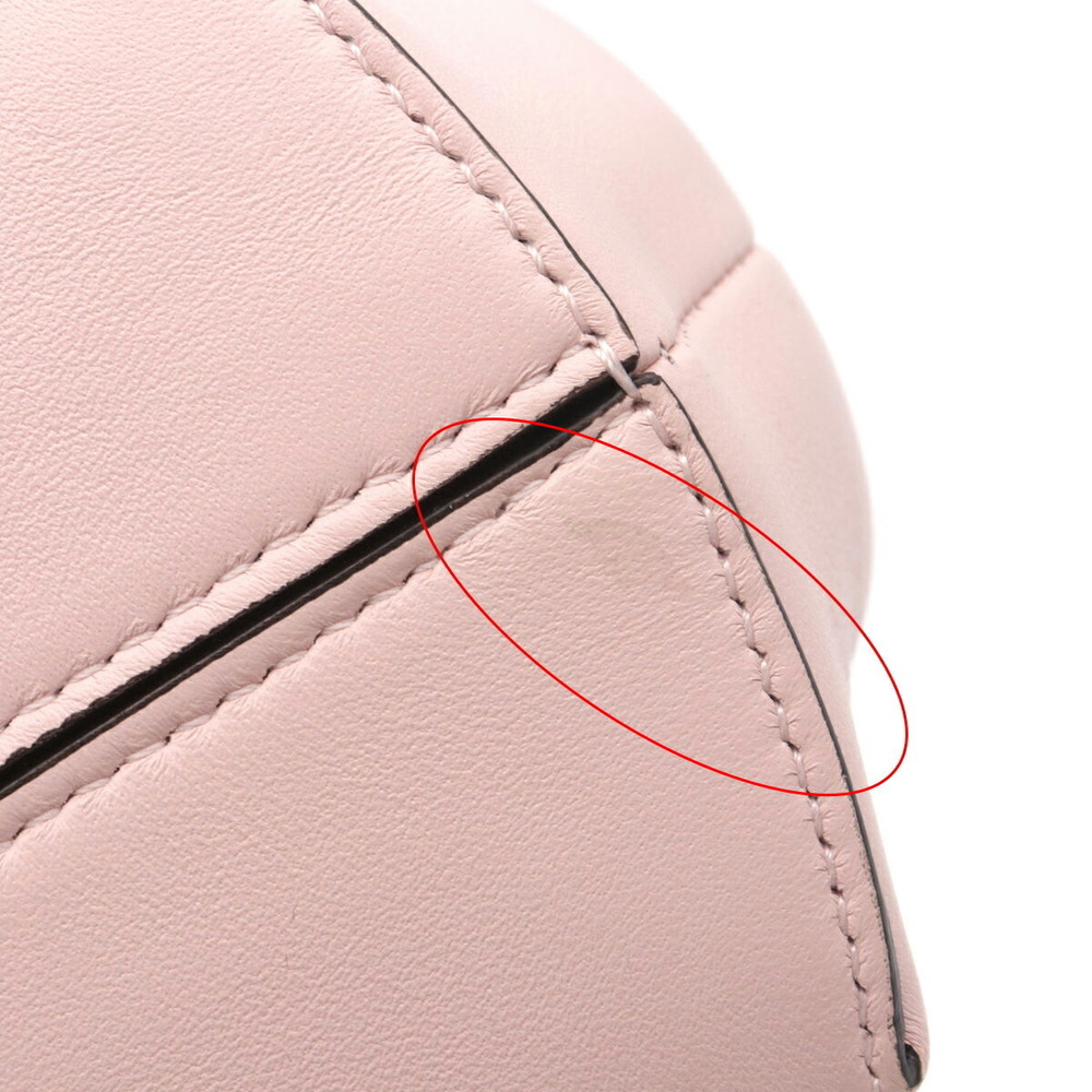 Fendi Nappa Python Clutch Pink Leather First Bag - image 7